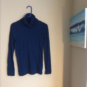 JCREW Blue Stripe Sweater